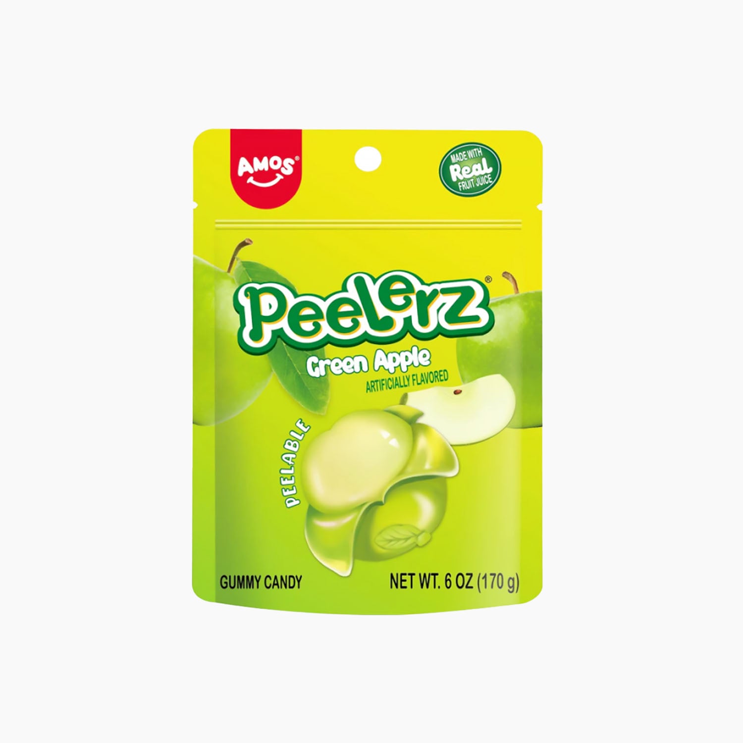Amos Peelerz Gummy Green Apple 170 g