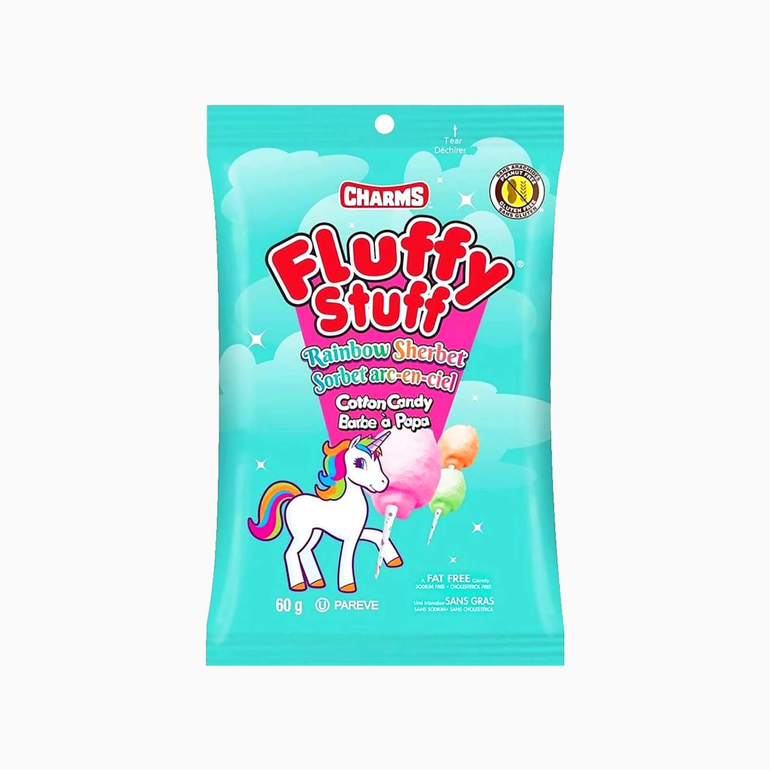 Fluffy Stuff Rainbow Sherbet Cotton Candy