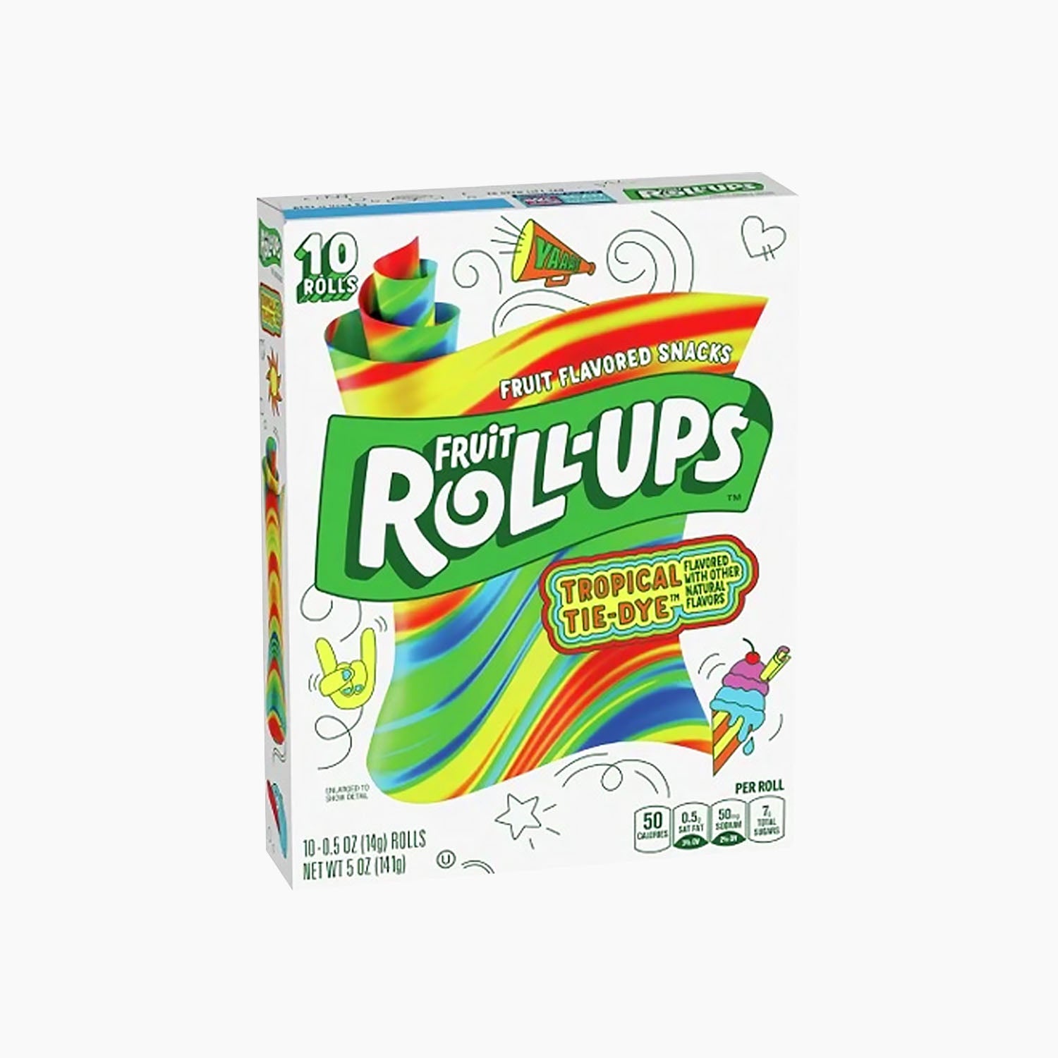 Fruit Roll-Ups Tropical Tie-Dye