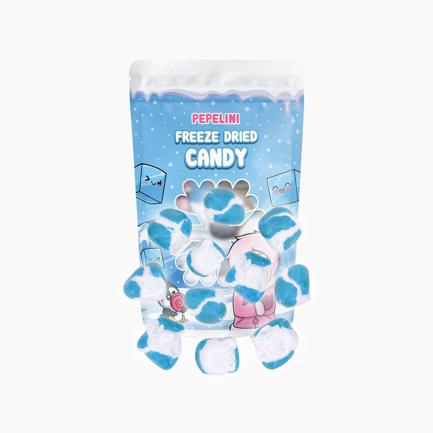 Gefriergetrocknete Ballz Blaue Himbeere