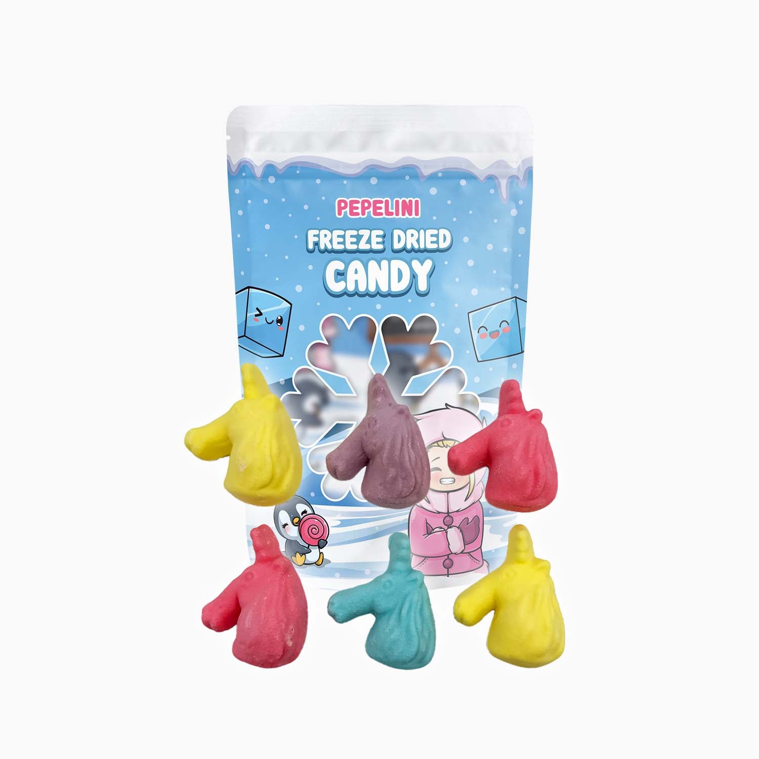 Gefriergetrocknete Bunte Einhörner