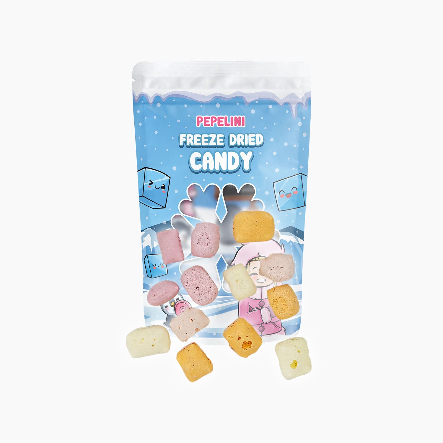 Gefriergetrocknete Frucht Kaubonbons
