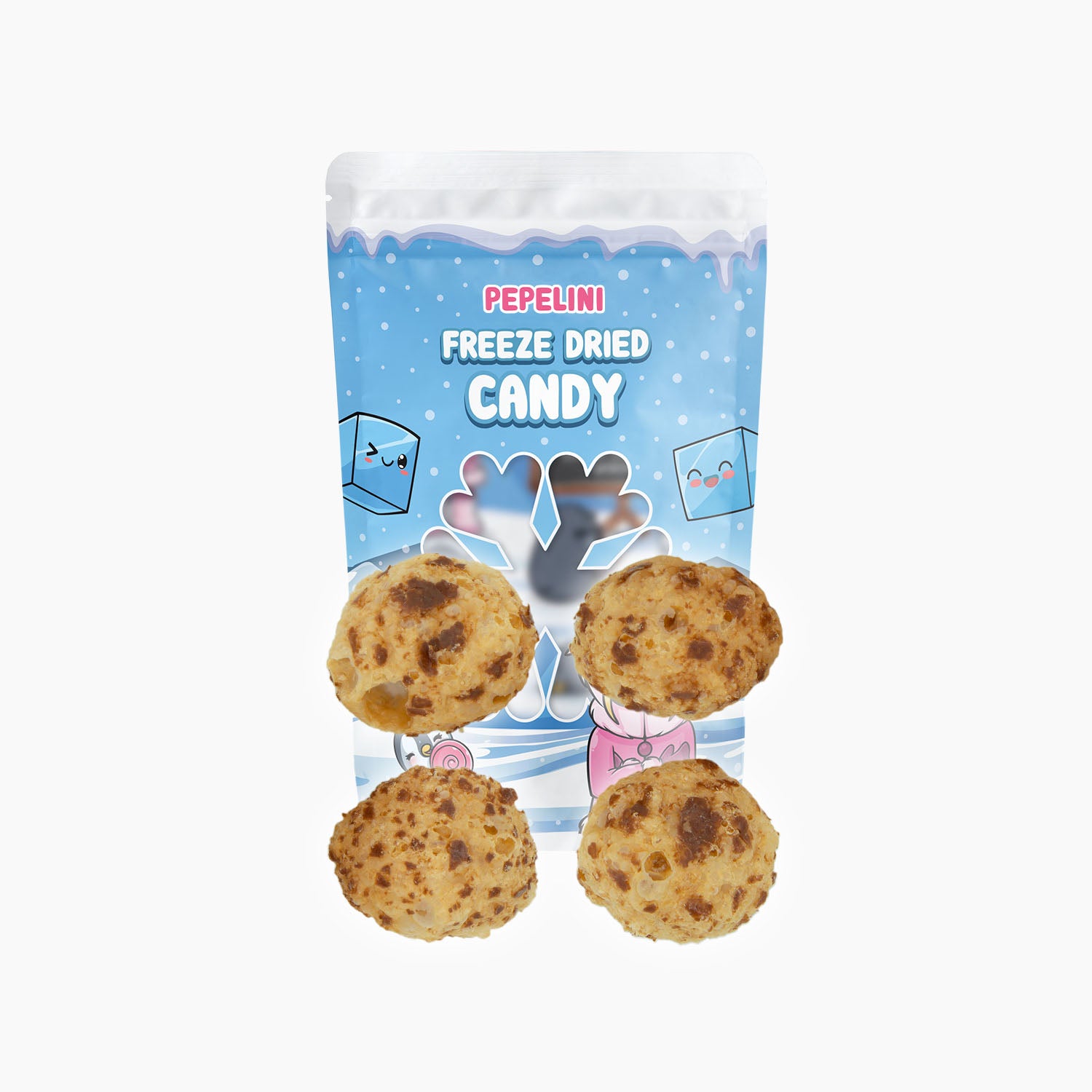 Gefriergetrocknete Schoko-Karamell-Bonbons