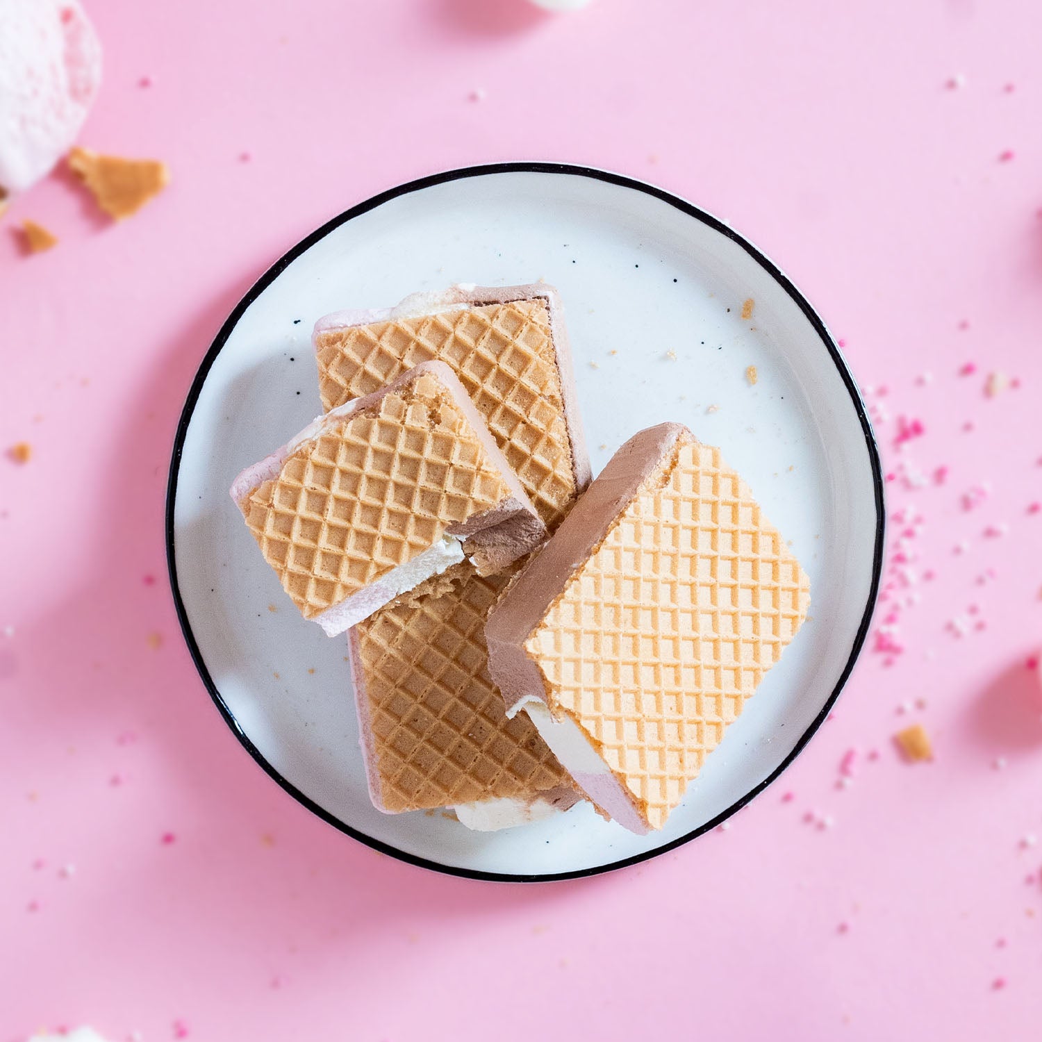 Gefriergetrocknetes Sandwich Eis