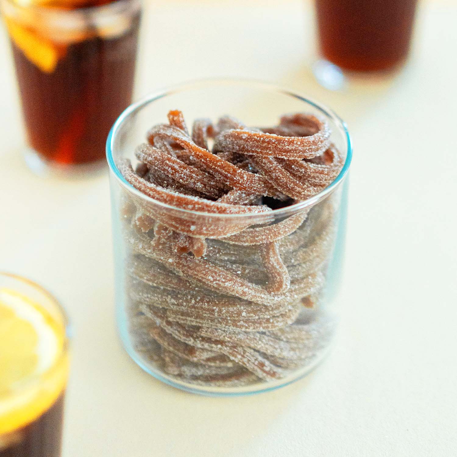 PEPELINI Glitzer Röhrchen Cola
