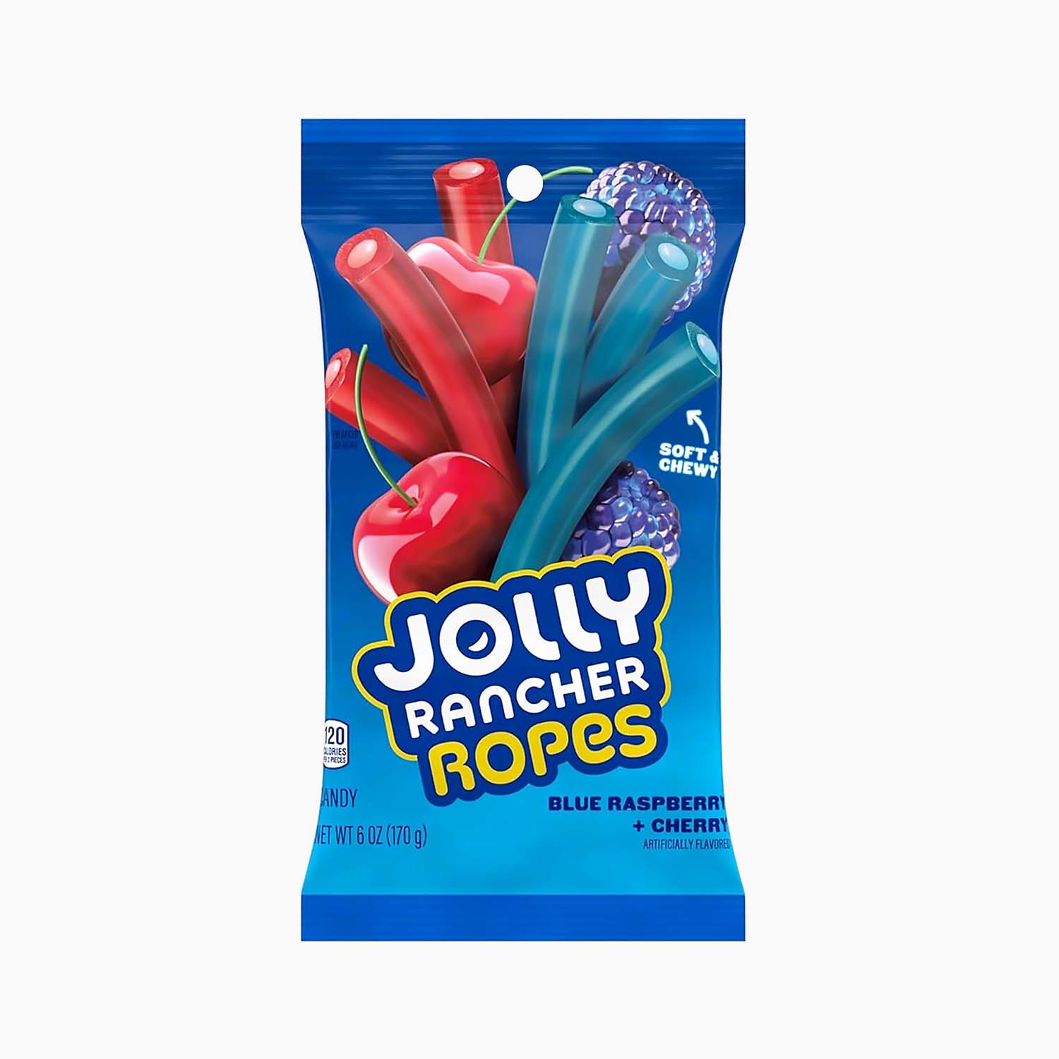 Jolly Rancher Ropes Blue Raspberry & Cherry - MHD: 31.07.2025