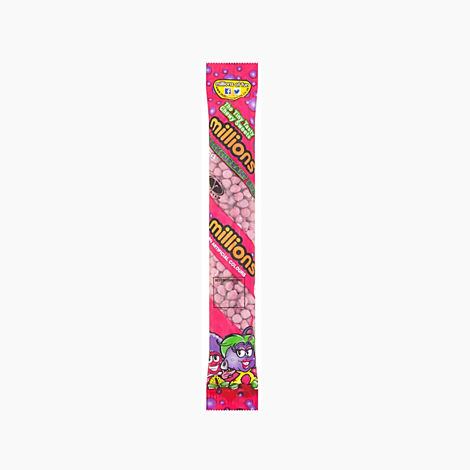 Millions Tube Blackcurrant 55g