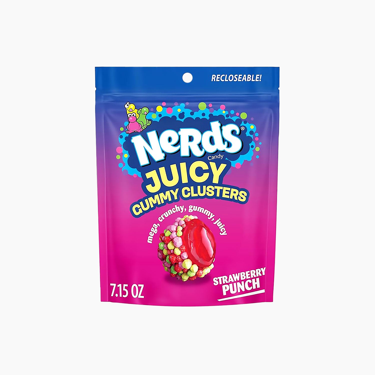 Nerds Juicy Gummy Clusters Strawberry Punch