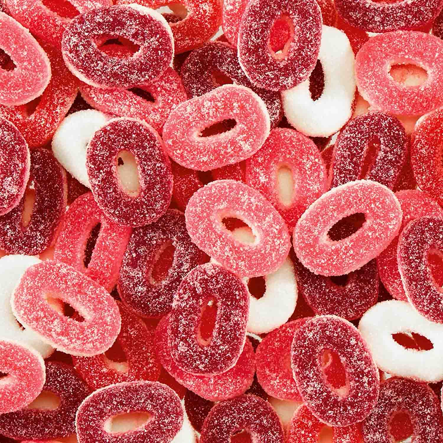 Rote Früchte Mini-Ringe