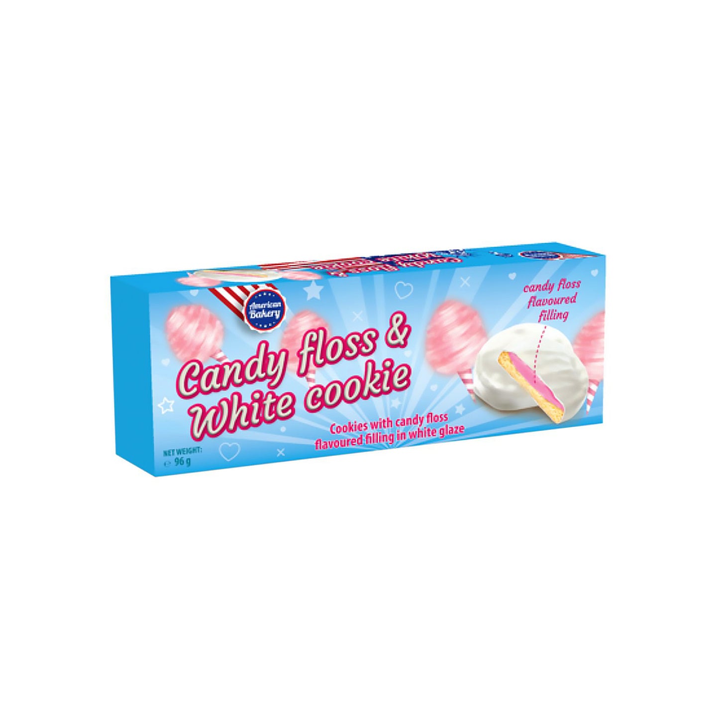 American Bakery Candy floss & White Cookie