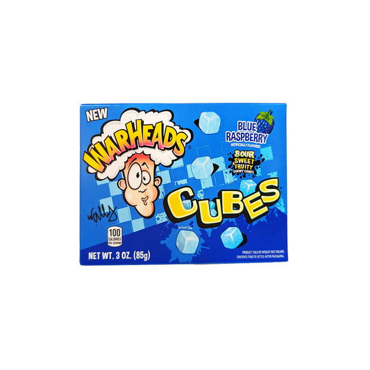 Warheads Blue Raspberry Cubes