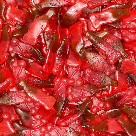 Kirsch-Cola-Flaschen