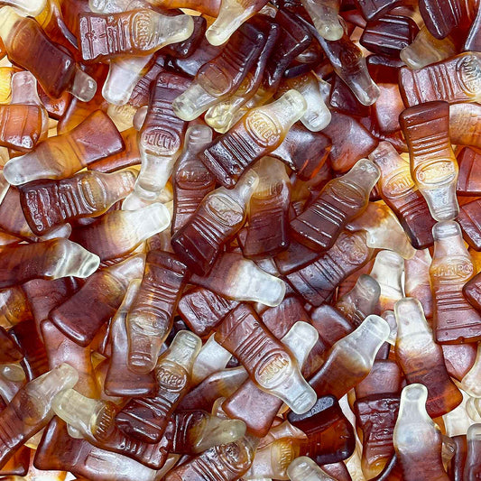 Süße Cola-Flaschen
